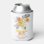 バナナの葉 トロピカルみたいに暑い！ ブライズメイド 缶クーラー (缶正面)