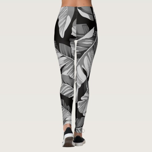 バナナの葉 3 レギンス (裏面)