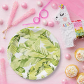 バナナの葉 4 ペーパープレート (パーティー)