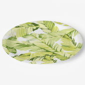 バナナの葉 4 ペーパープレート (アングル)