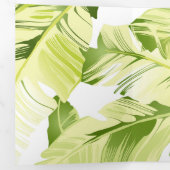 バナナの葉 4 三つ折りクリスマスカード (内部最初)