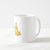 バナナの衣装を着た猫 コーヒーマグカップ (正面右)