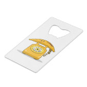 バナナの電話 クレジットカード栓抜き (正面アングル)