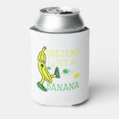 バナナの面白いハロウィーンの衣装を着て 缶クーラー (缶裏面)