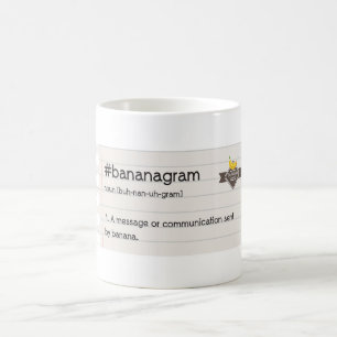 バナナの#bananagramのノートのマグ コーヒーマグカップ