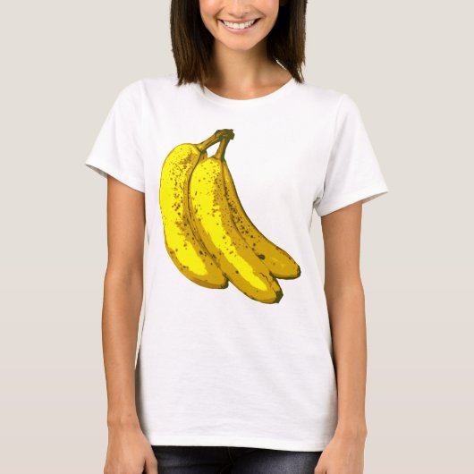 バナナのTシャツの束 Tシャツ (正面)