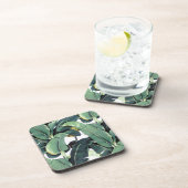 バナナはやしに熱帯堅いプラスチックコースターを去ります コースター (右側)