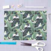 バナナはやしに熱帯10lbティッシュペーパーを去ります 薄葉紙 (クラフト)