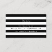 バナナはヤシの木に熱帯名刺を去ります 名刺 (裏面)