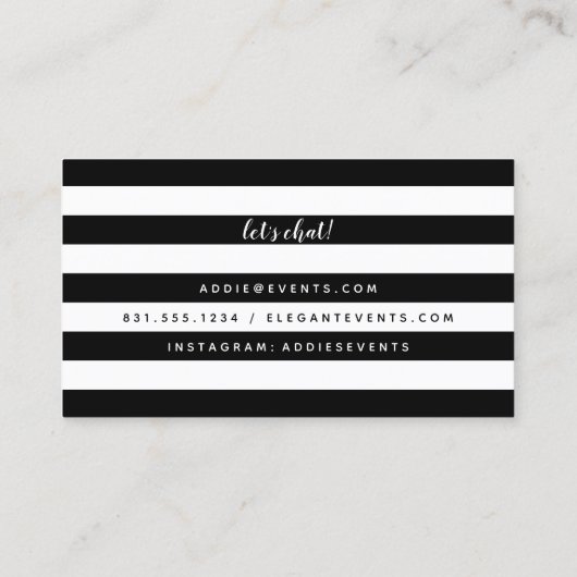 バナナはヤシの木に熱帯名刺を去ります 名刺 (裏面)