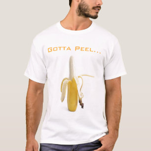 バナナは皮をむくために得ました… ワイシャツ Tシャツ