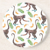 バナナをごまかしている甘い猿 コースター (正面)