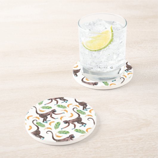 バナナをごまかしている甘い猿 コースター (側面)