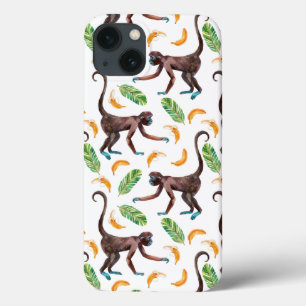 バナナをごまかしている甘い猿 iPhone 13ケース