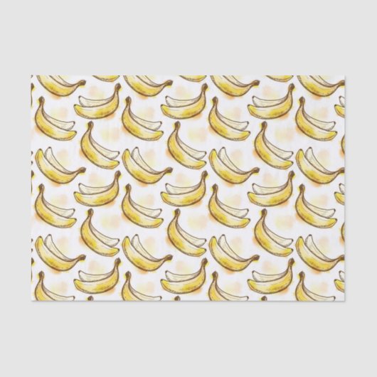 バナナを使った模様 薄葉紙 (正面)