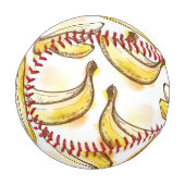バナナを使った模様 野球ボール (正面左)