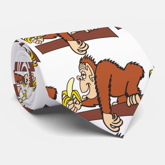 バナナを使った猿 ネクタイ (ロール)