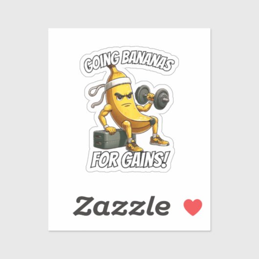 バナナを使って働く シール (シート)