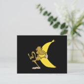 バナナを抱きしめるサル ポストカード (スタンド正面)