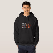 バナナを持ったお猿のお尻のブラウンでしょ パーカ (正面フル)