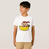バナナを持つサル Tシャツ (正面フル)