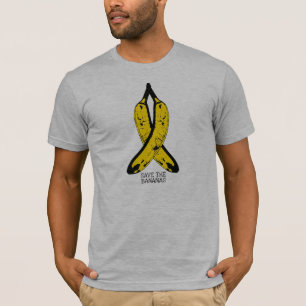 バナナを救って下さい Tシャツ