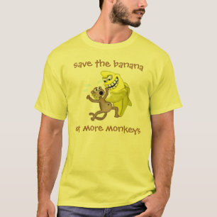 バナナを救って下さい Tシャツ