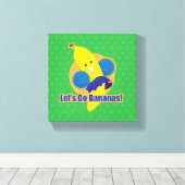 バナナを食べよう！ キャンバスプリント (インサイチュ (ウッドフロア))