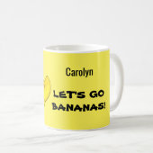 バナナを食べよう!バナナバンチ。お前の名前だ。 コーヒーマグカップ (正面右)