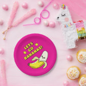 バナナを食べよう! ペーパープレート (パーティー)