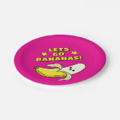 バナナを食べよう! ペーパープレート (アングル)