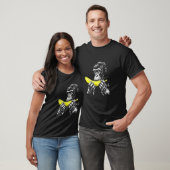 バナナを食べるサル アート 楽しいグラフィック Tシャツ (ユニセックス)