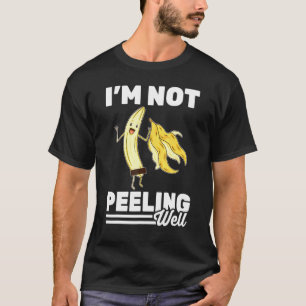 バナナアイムピーリングウェルベジタリアンビーガン Tシャツ