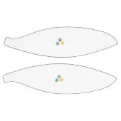 バナナイエロー、ダークブルーグリーン、装飾 バスケットボール (パネル)