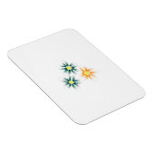 バナナイエロー、ダークブルーグリーン、装飾 マグネット (右側)