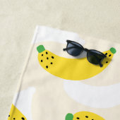 バナナイポップ・アートのロクリーム ビーチタオル (インサイチュ)