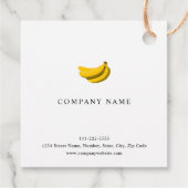 バナナイメージ フェイバータグ (裏面)