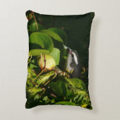 バナナイ食べト鳥の熱帯写真 アクセントクッション (裏面(縦))