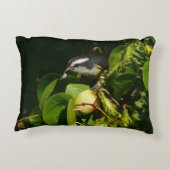 バナナイ食べト鳥の熱帯写真 アクセントクッション (裏面)
