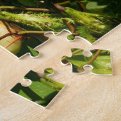 バナナイ食べト鳥の熱帯写真 ジグソーパズル (側面)