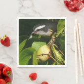 バナナイ食べト鳥の熱帯写真 スタンダードランチョンナプキン (インサイチュ)