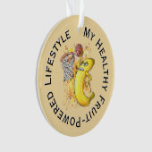 バナナエナジースラムダンクフルーティニタリカル文字🍌 オーナメント (正面)