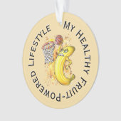 バナナエナジースラムダンクフルーティニタリカル文字🍌 オーナメント (正面)