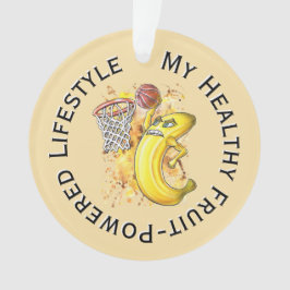 バナナエナジースラムダンクフルーティニタリカル文字🍌 オーナメント