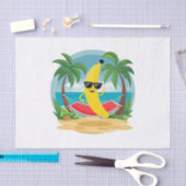 バナナオンザハンモックオンビーチ 薄葉紙 (クラフト)