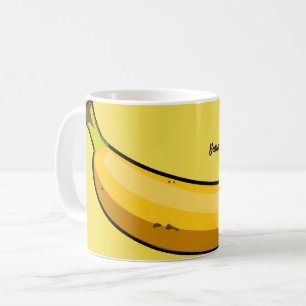 バナナカスタマイズ コーヒーマグカップ