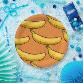 バナナカスタマイズ ペーパープレート (パーティー)