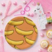 バナナカスタマイズ ペーパープレート (パーティー)