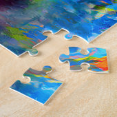 バナナカラフルフルーツ |困難な懸命 ジグソーパズル (側面)