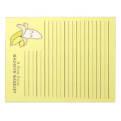 バナナキッドのかわいいかわいいメモ帳 ノートパッド (正面)